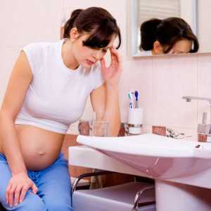 Ko je jutranja slabost pri nosečnicah?